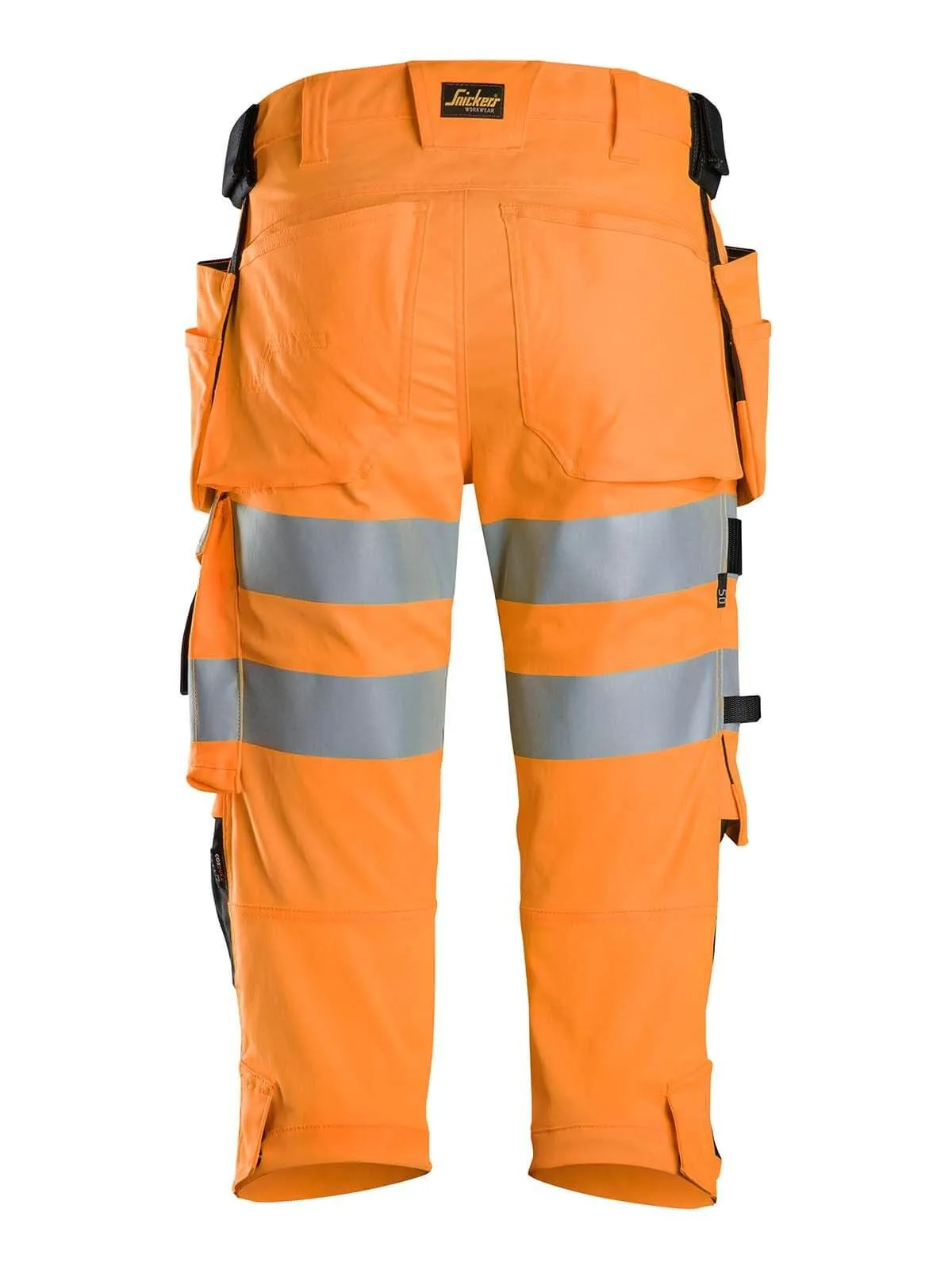 6138 Hi Vis Pirate Work Trousers Class 1/2 Stretch - Snickers