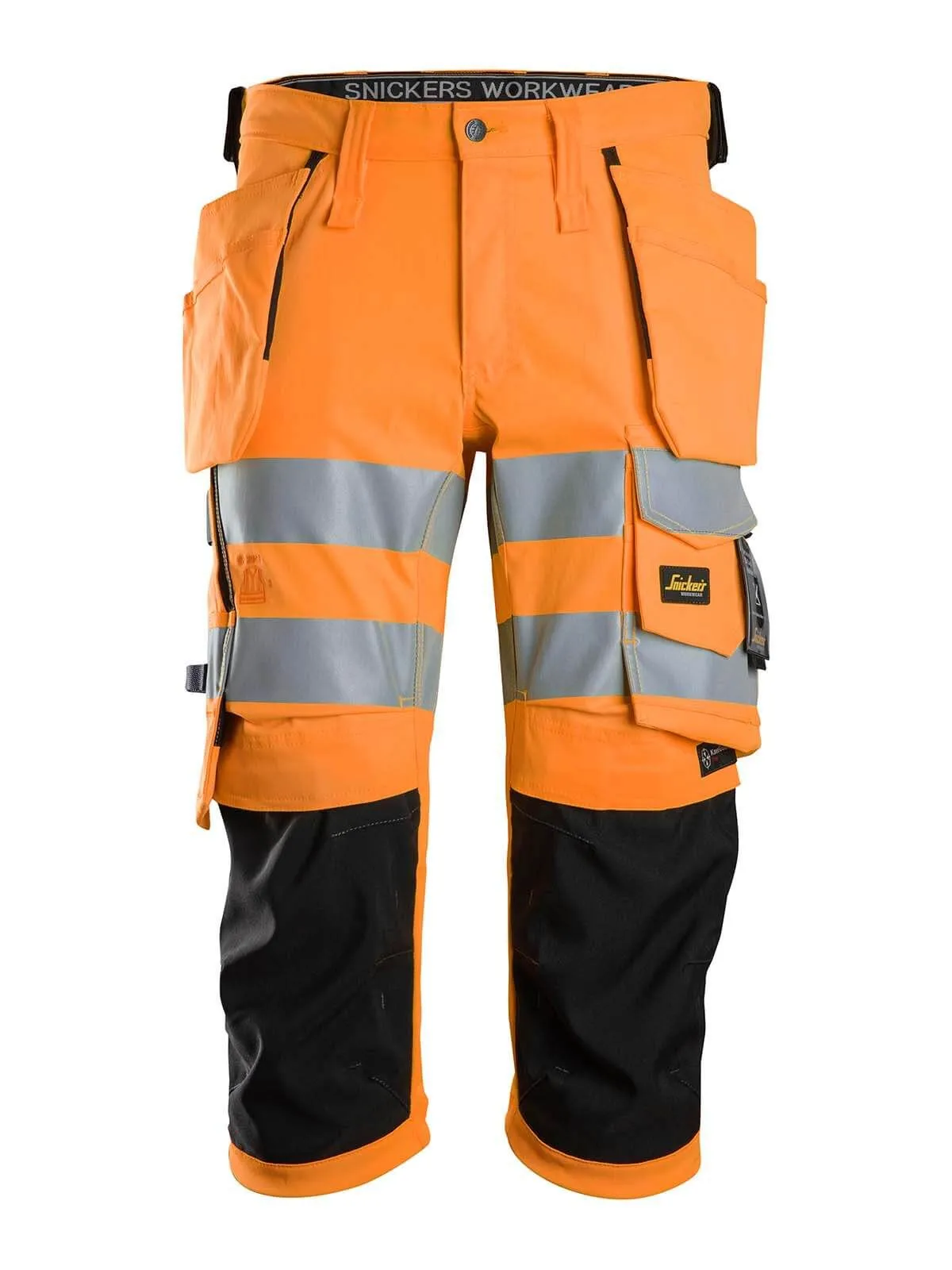 6138 Hi Vis Pirate Work Trousers Class 1/2 Stretch - Snickers