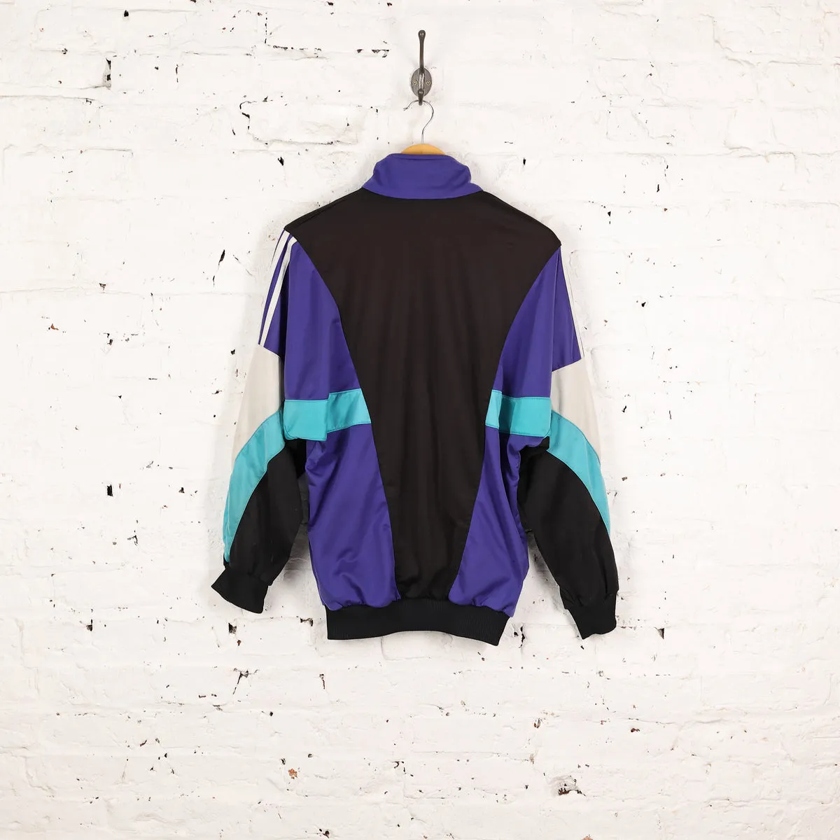 90's Adidas Tracksuit Top - Black - M