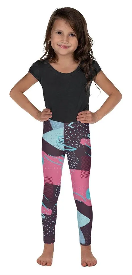 Abstract Print Kid's Leggings