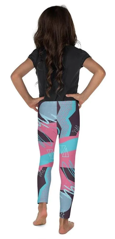 Abstract Print Kid's Leggings