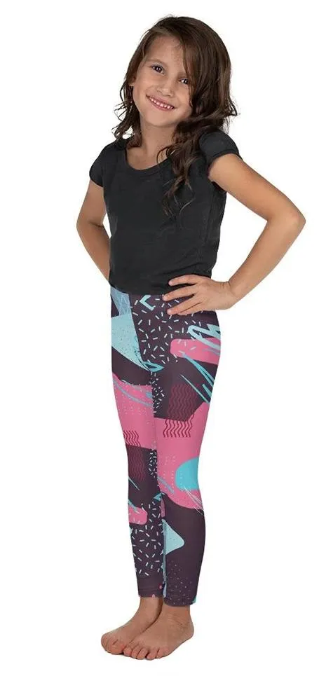 Abstract Print Kid's Leggings