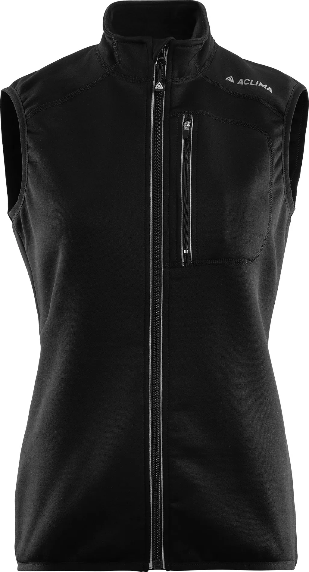 Aclima WoolShell Vest Woman Jet Black | Buy Aclima WoolShell Vest Woman Jet Black here | Outnorth