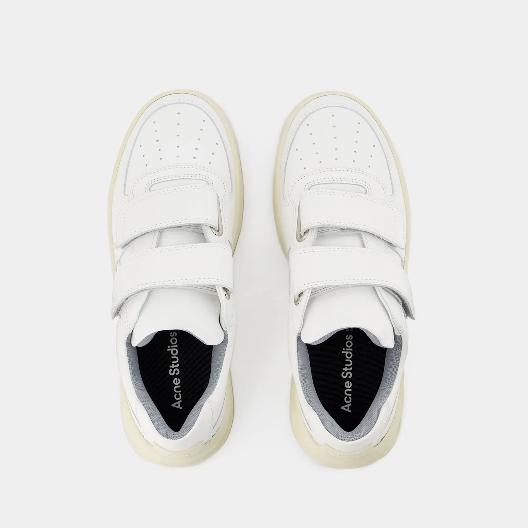 Acne Studios  Perey Friend Sneakers - Acne Studios - White - Leather