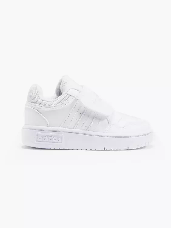 adidas  Infant Boys Adidas White Hoops Low 3.0 CF I Trainers