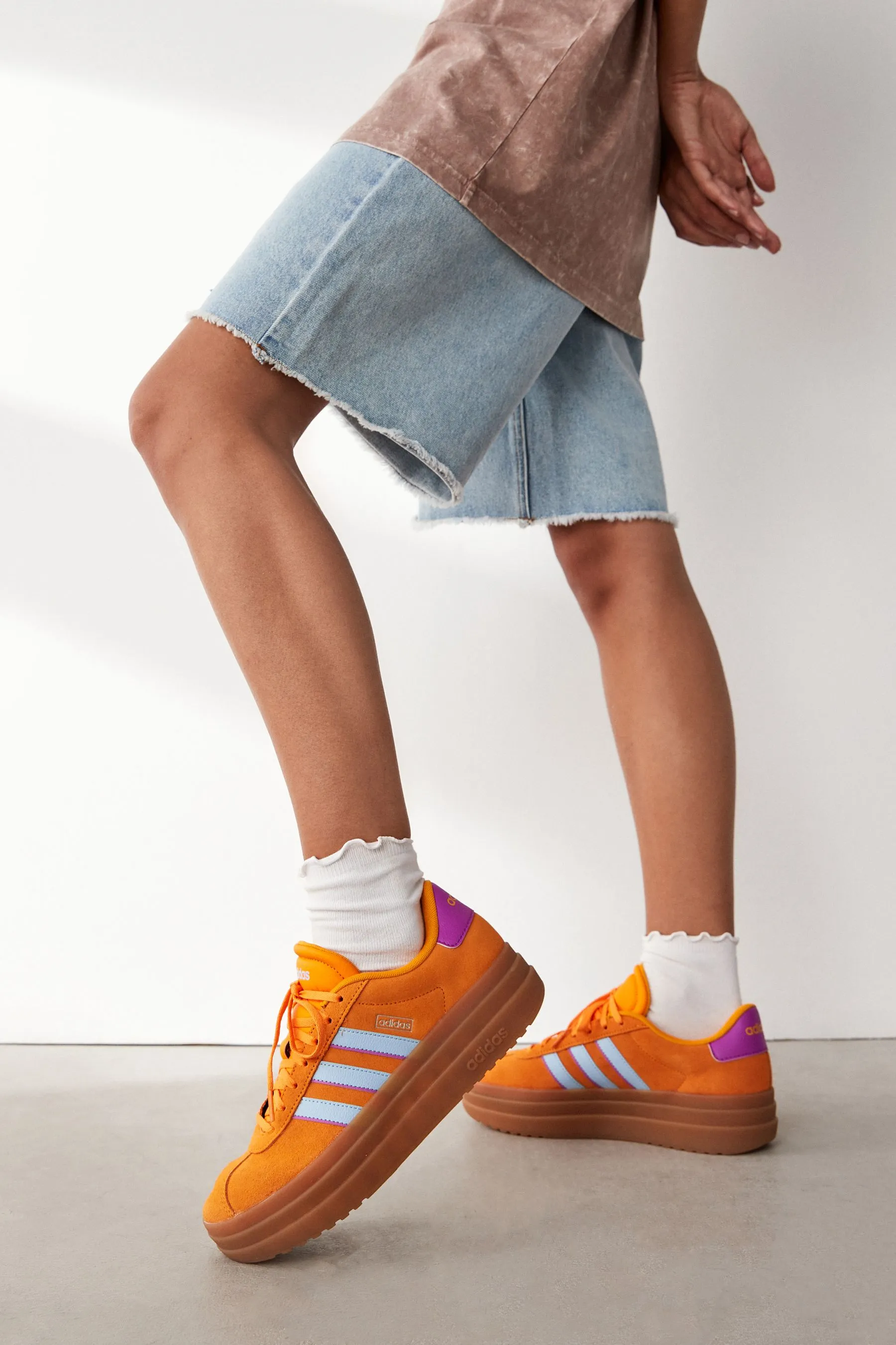 adidas Orange VL Court Bold Trainers