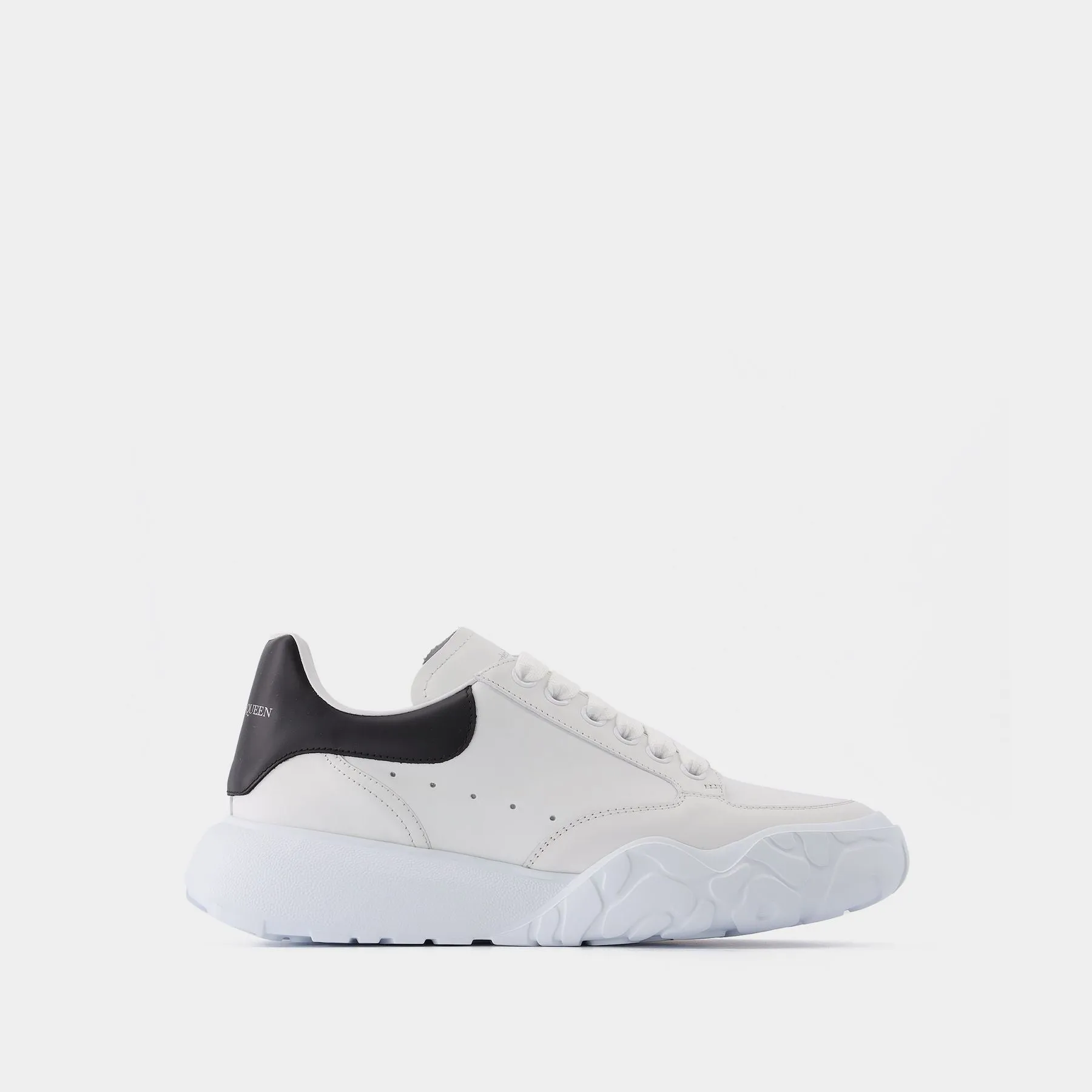 Alexander McQueen  Court Sneakers - Alexander Mcqueen - White/Black - Leather