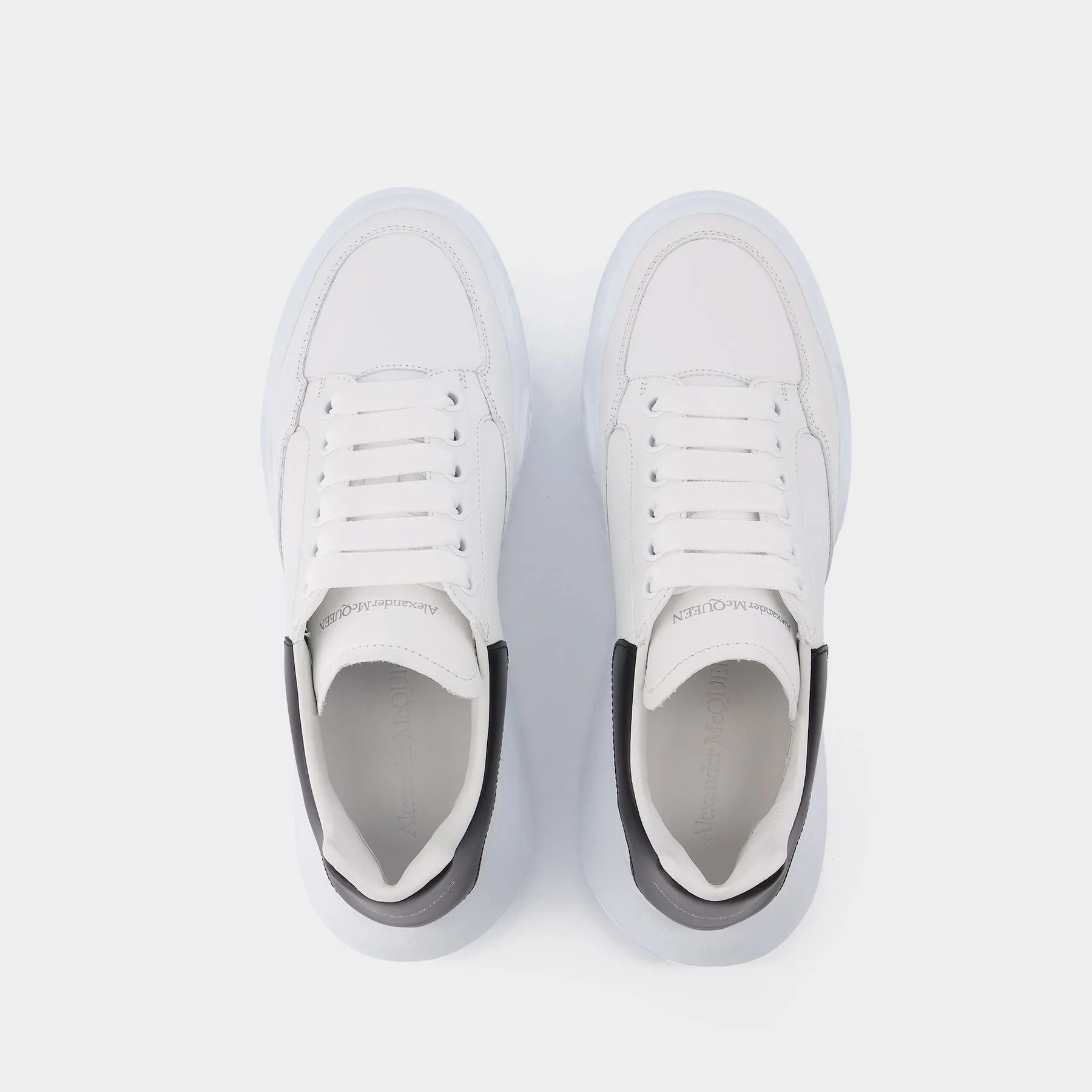 Alexander McQueen  Court Sneakers - Alexander Mcqueen - White/Black - Leather