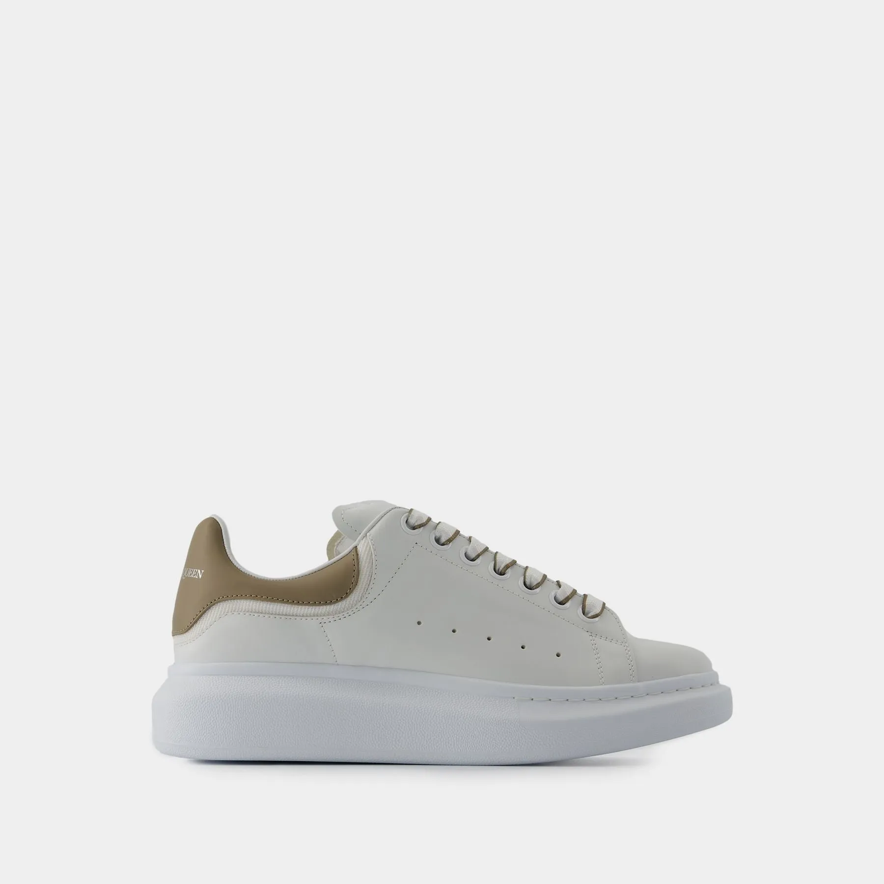 Alexander McQueen  Oversized Sneakers - Alexander McQueen - Leather - White/Beige