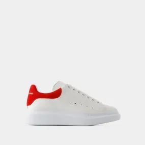 Alexander McQueen  Oversized Sneakers - Alexander Mcqueen - Leather - White/Red