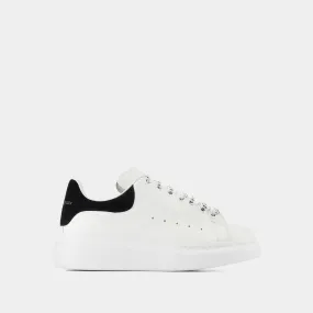 Alexander McQueen  Oversized Sneakers - Alexander Mcqueen - White/Black - Leather