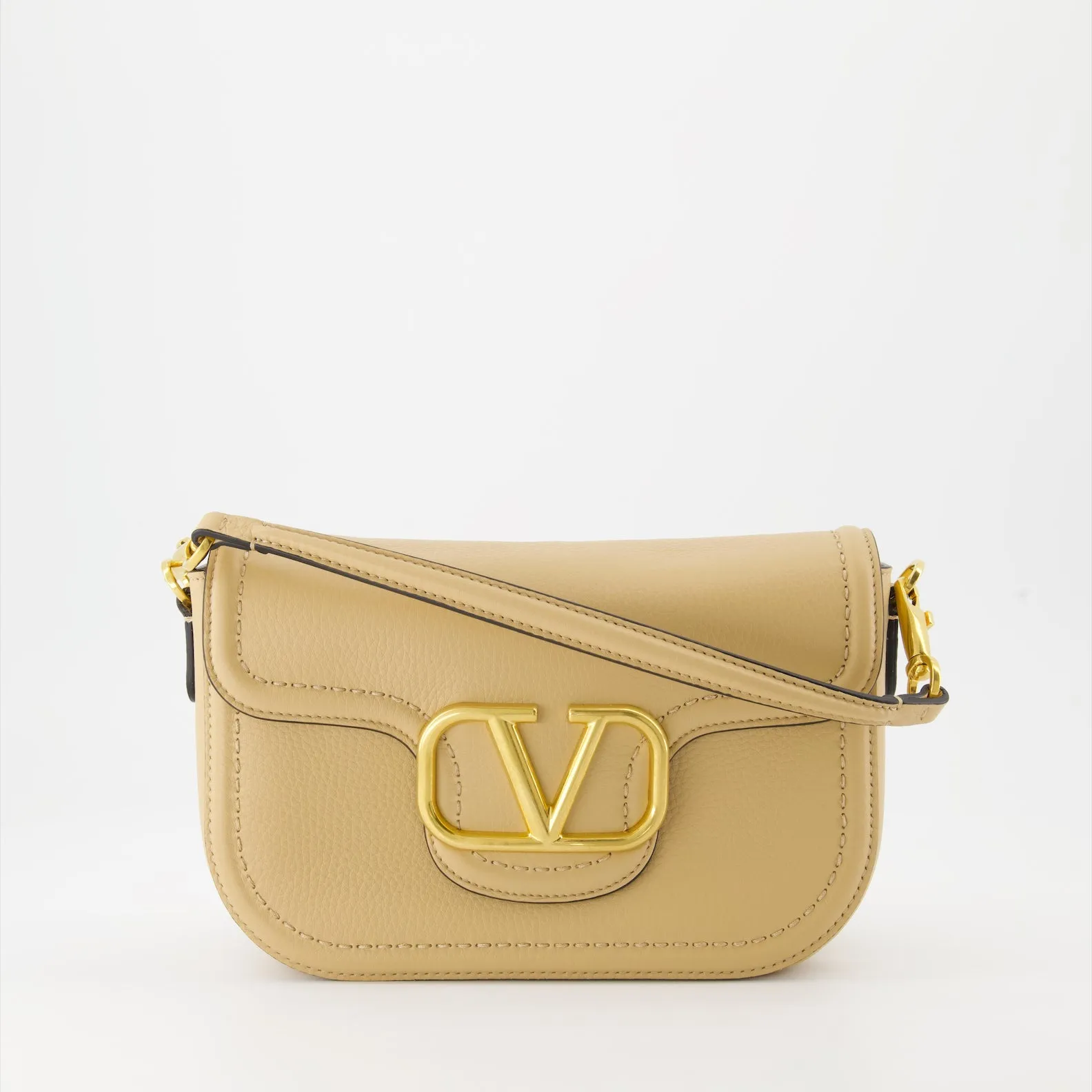 AllTime Beige Calf Leather Bag