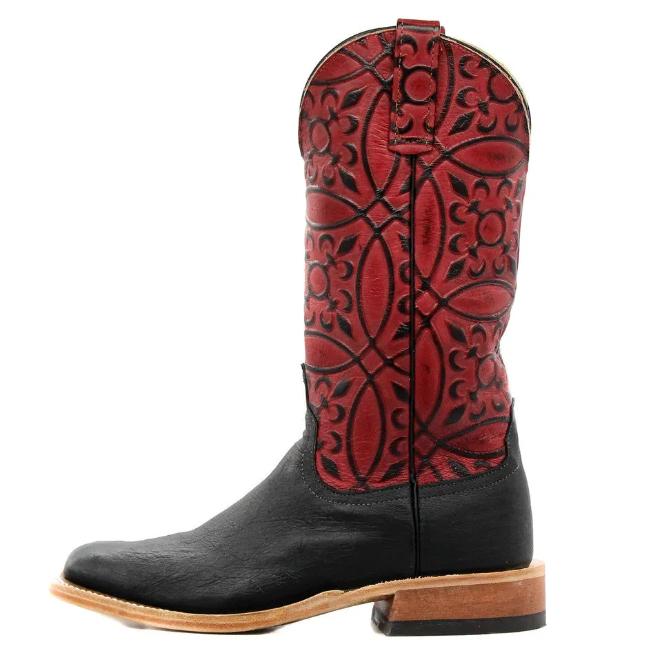 Anderson Bean Exclusive Black Smooth Ostrich Men's Boot