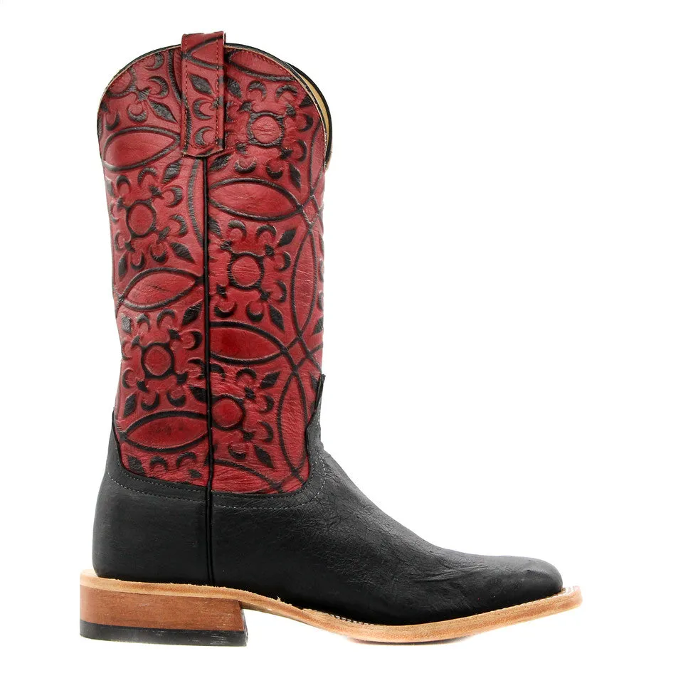 Anderson Bean Exclusive Black Smooth Ostrich Men's Boot