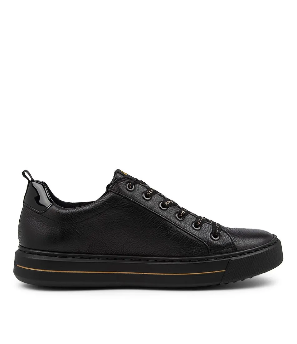 ARA Courtyard 71 Schwarz Leather Sneakers