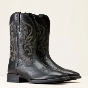 Ariat: Men’s Black Deertan Slim Zip Ultra Western Boot