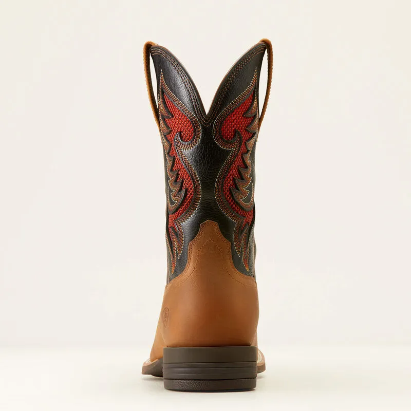 Ariat: Men’s Sorrel Crunch|Black Deertan Cowpuncher VentTEK Cowboy Boot