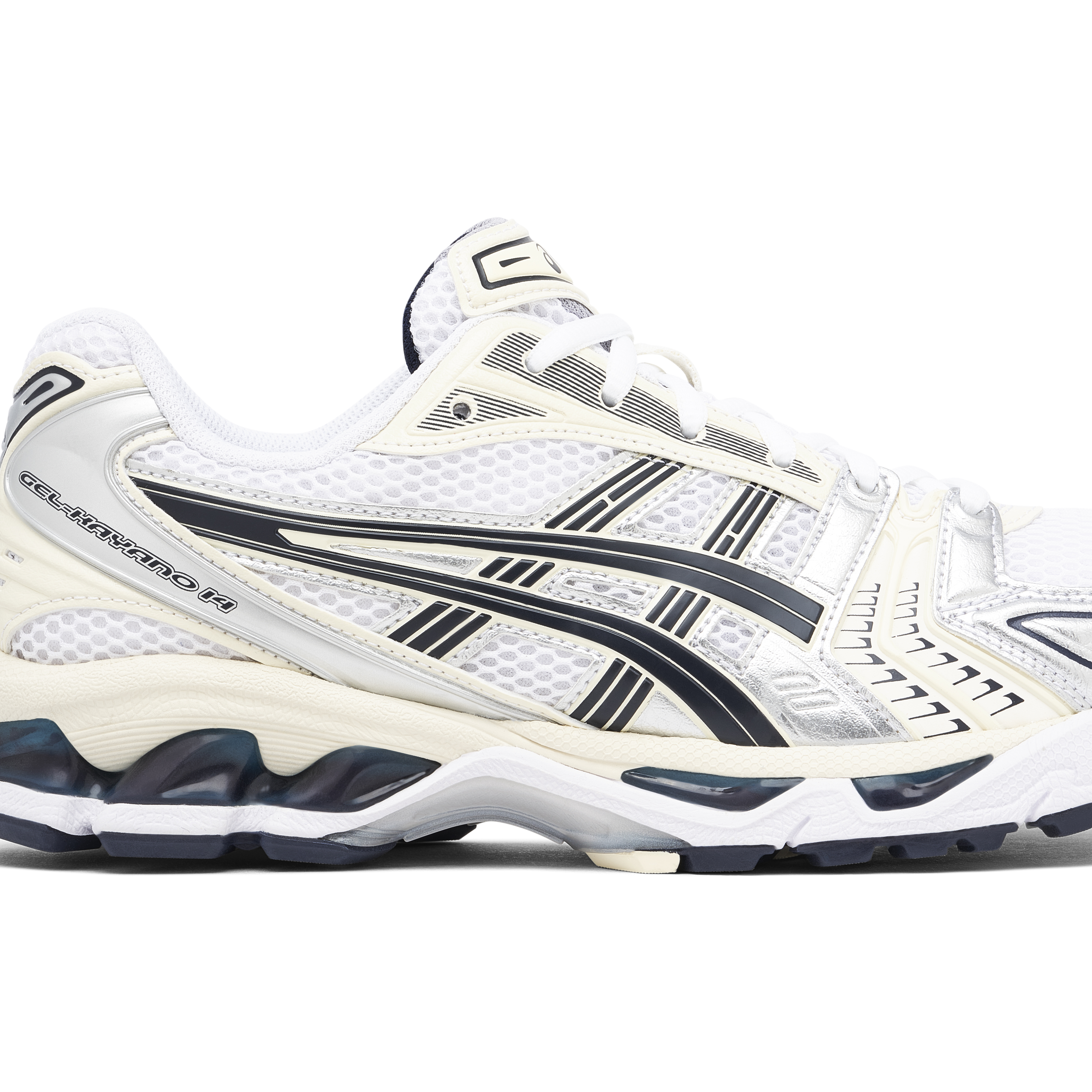 ASICS Gel-Kayano 14 White Midnight Womens | 1202A056-109 | Laced