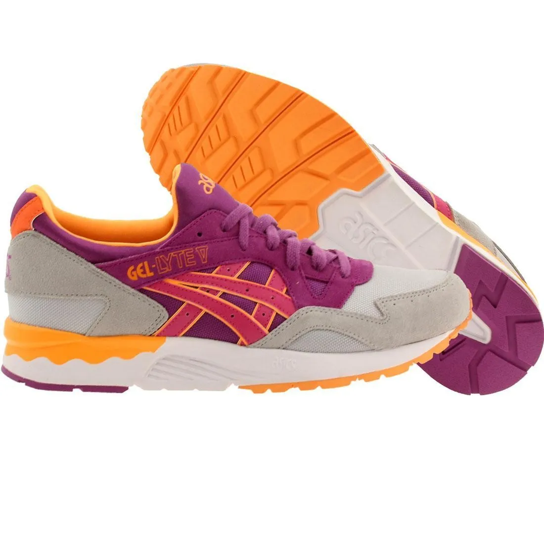 Asics Tiger Men Gel-Lyte V (gray / soft grey / hyacinth violet)