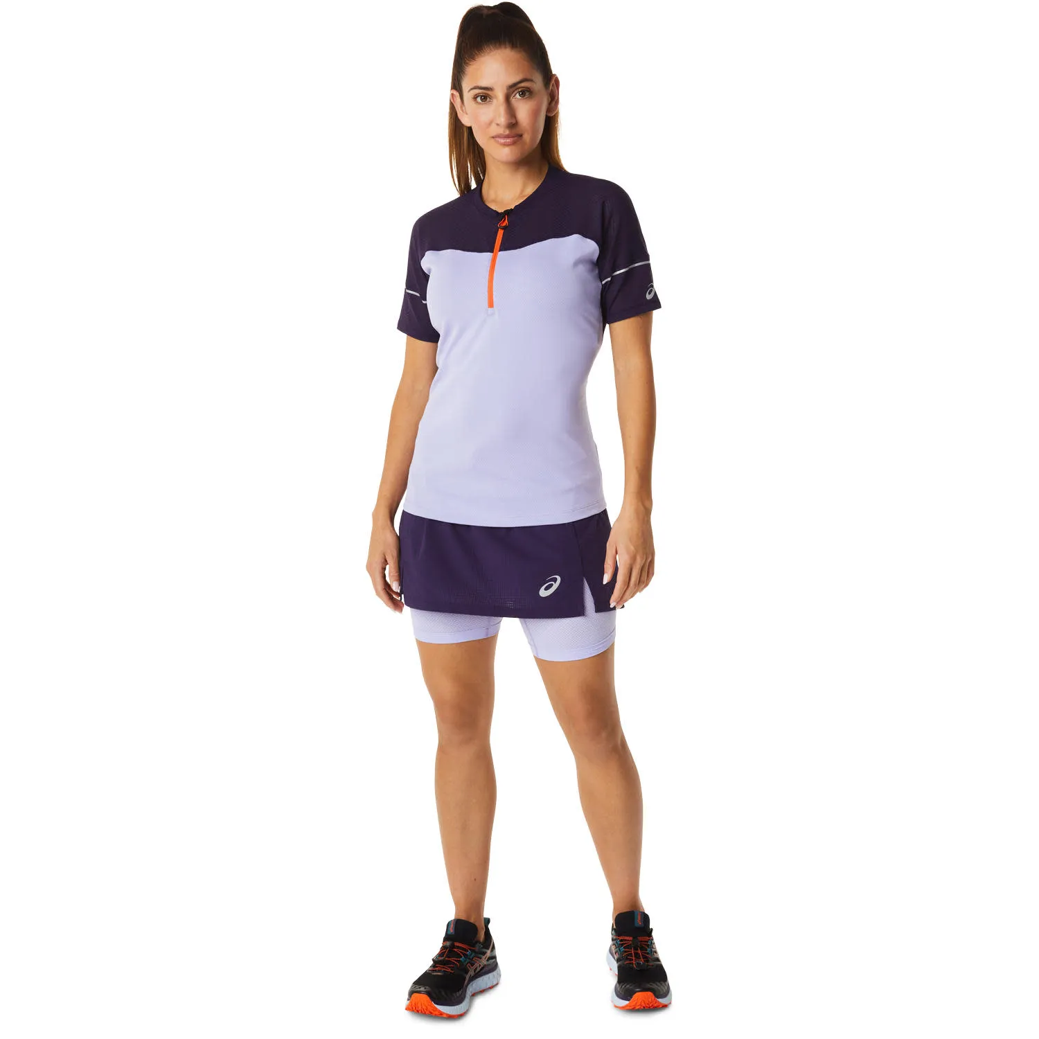 Asics Women's Fujitrail Top Vapor/Night Shade | Buy Asics Women's Fujitrail Top Vapor/Night Shade here | Outnorth