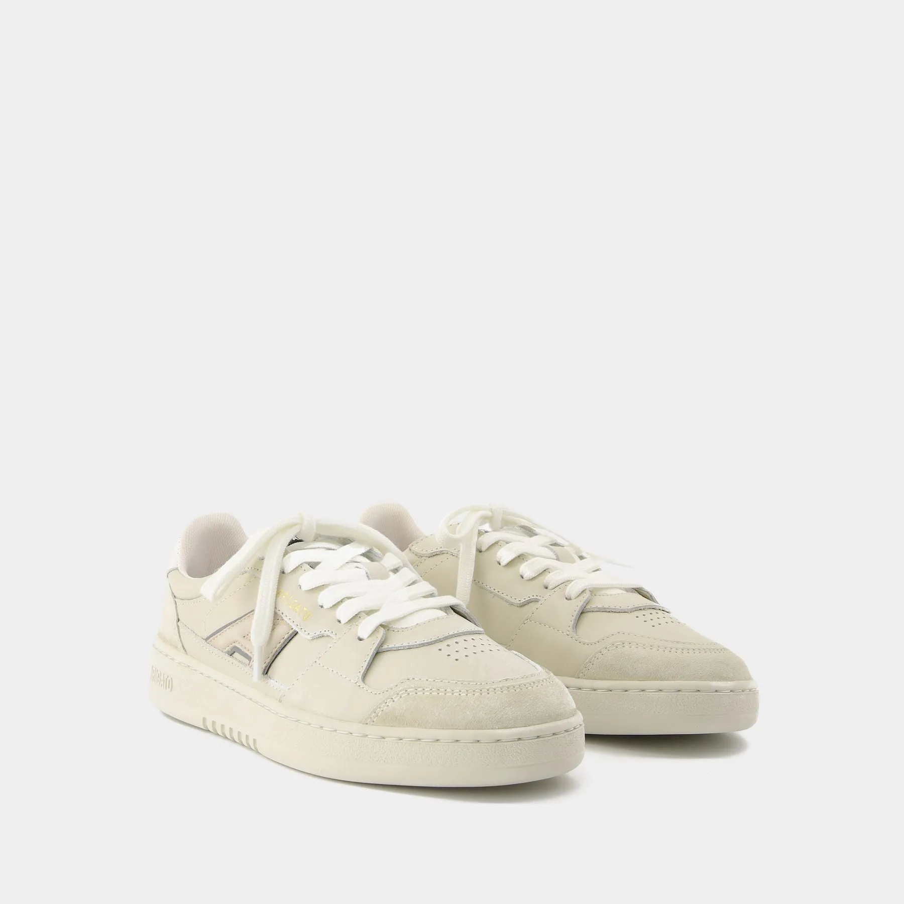 Axel Arigato  A-Dice Lo Sneakers in Beige Leather