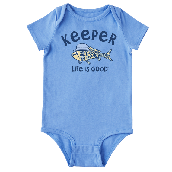 Baby Keeper Fish Hat  Crusher Bodysuit