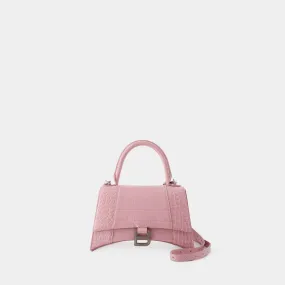 Balenciaga  Hourglass Small Bag - Balenciaga - Leather - Powder Pink