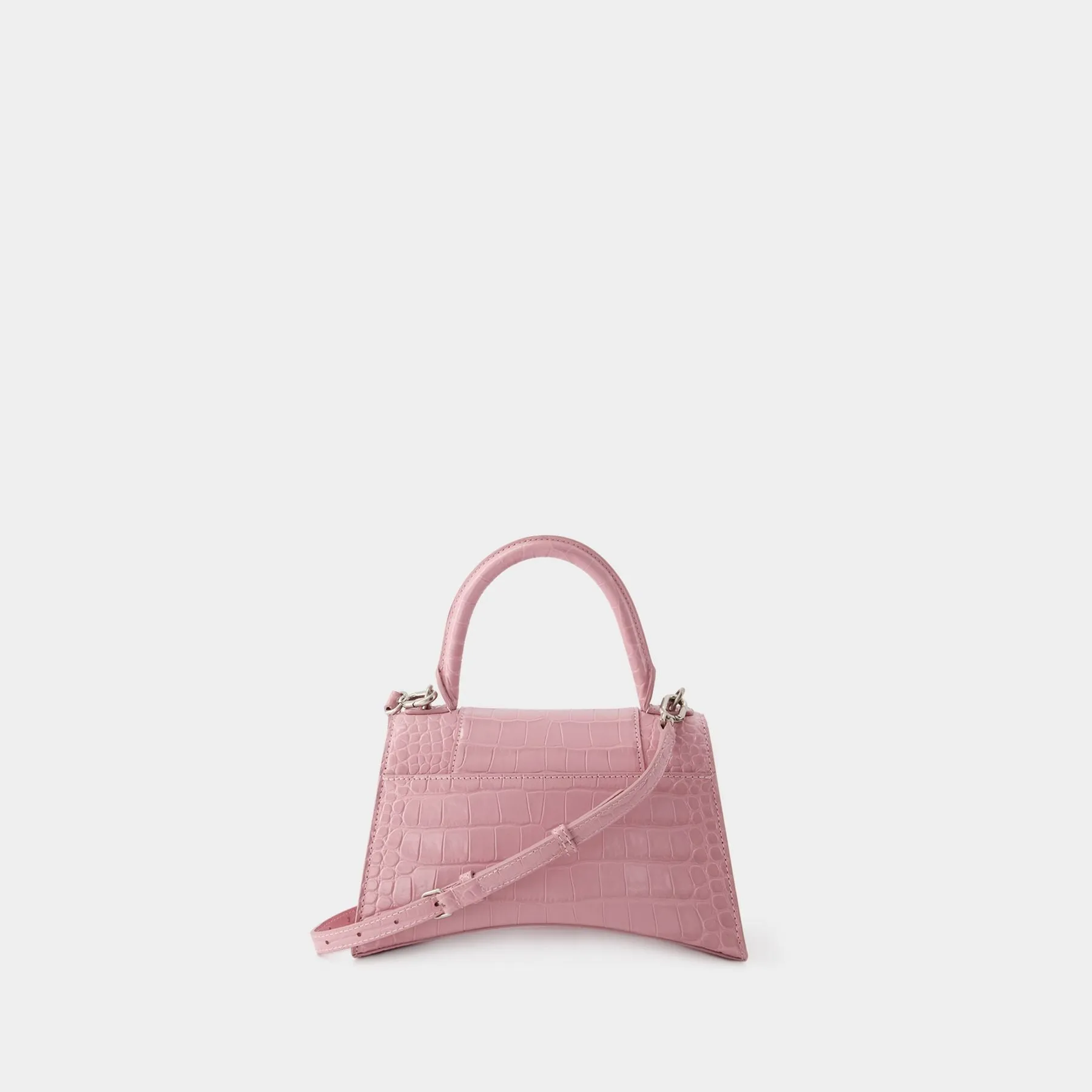 Balenciaga  Hourglass Small Bag - Balenciaga - Leather - Powder Pink