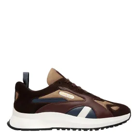 Bally Men's Dewy-T Outline Sneakers in Nylon and Leather