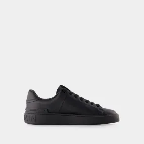 Balmain  B Court Sneakers - Balmain - Leather - Black