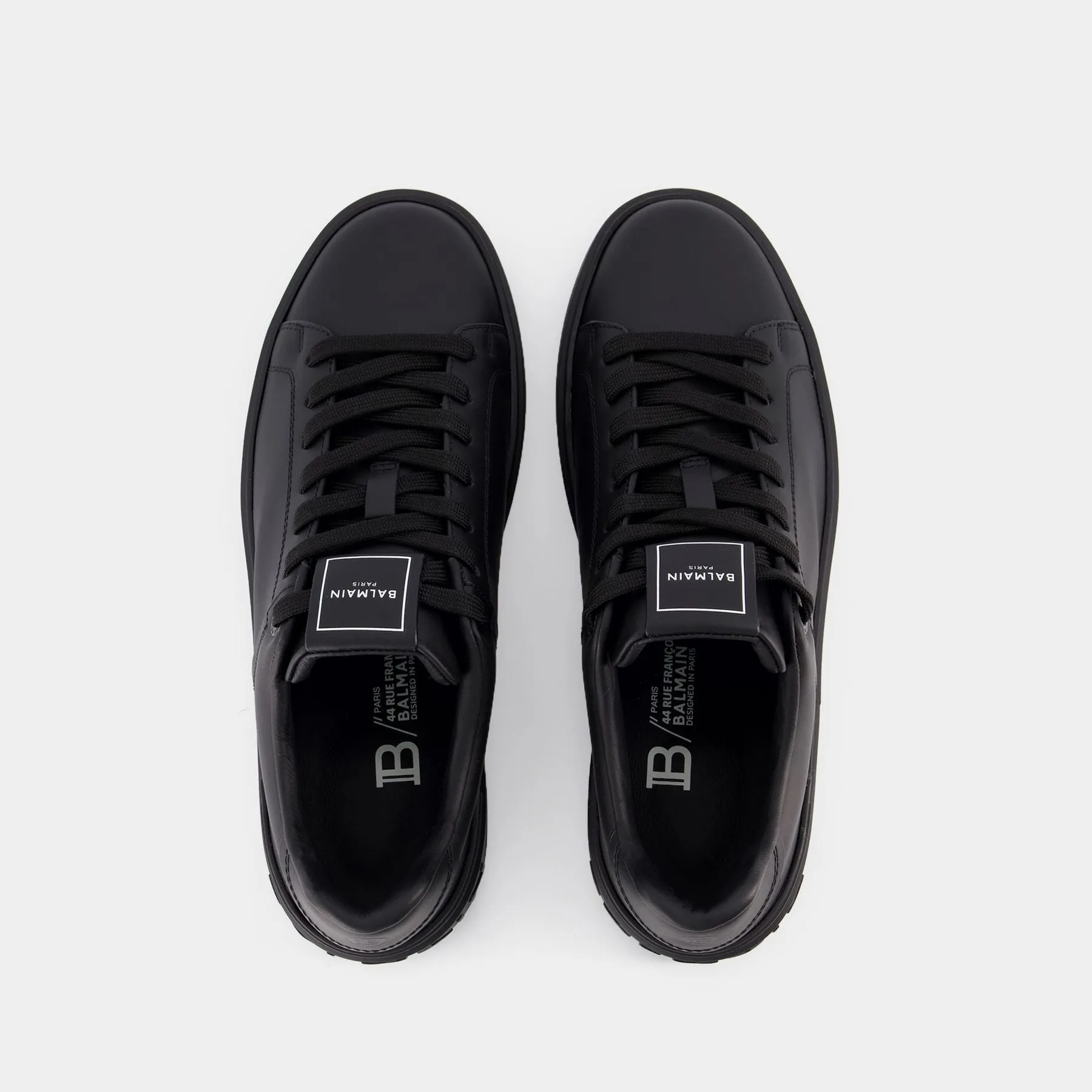 Balmain  B Court Sneakers - Balmain - Leather - Black