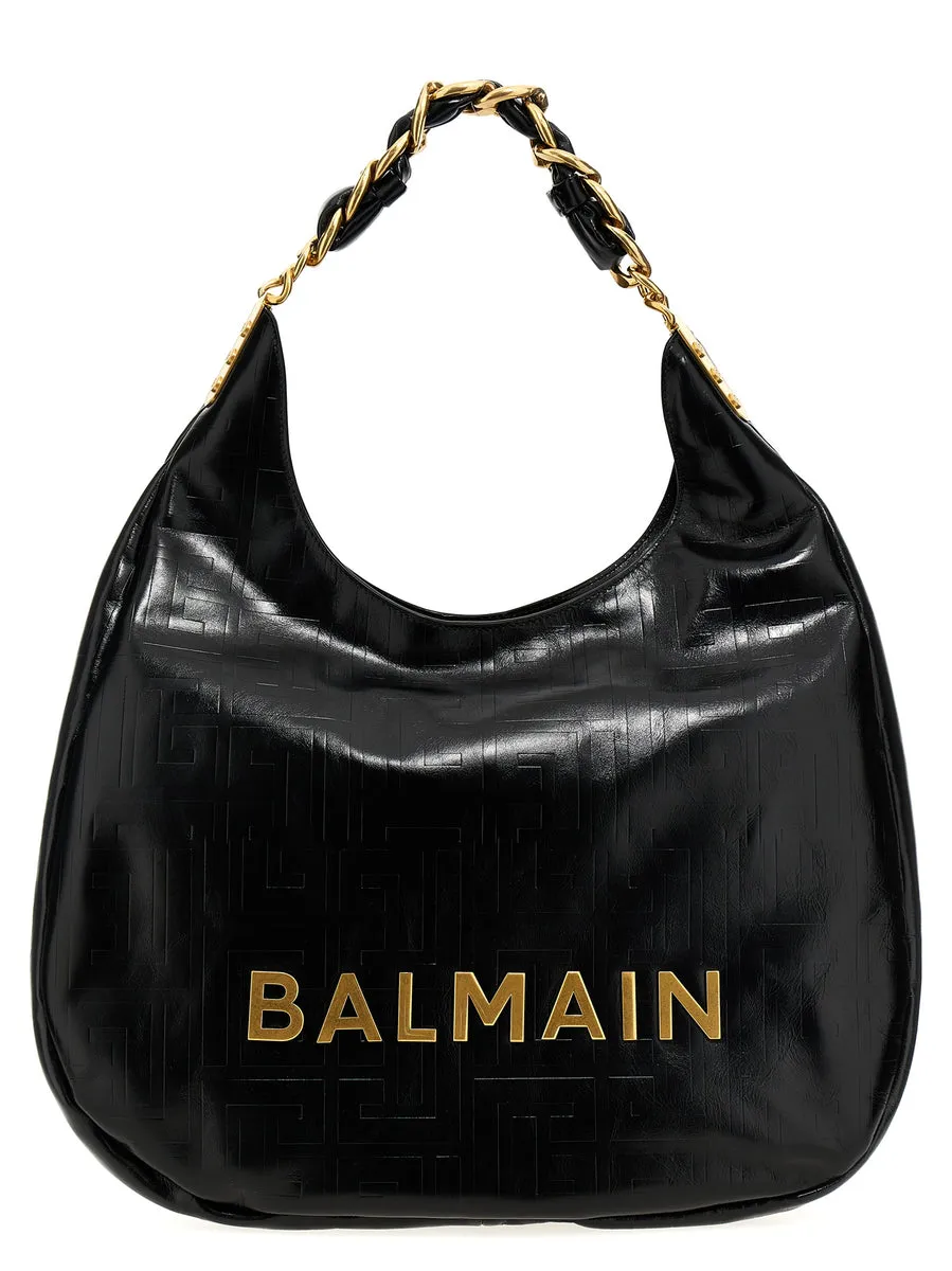 Balmain    Balmain 'Hobo 1945 Soft' Large Shoulder Bag