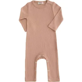 BANBLU Fawn LS Modal Romper, Pink