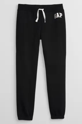 Black Arch Logo Pull On Joggers (4-13yrs)