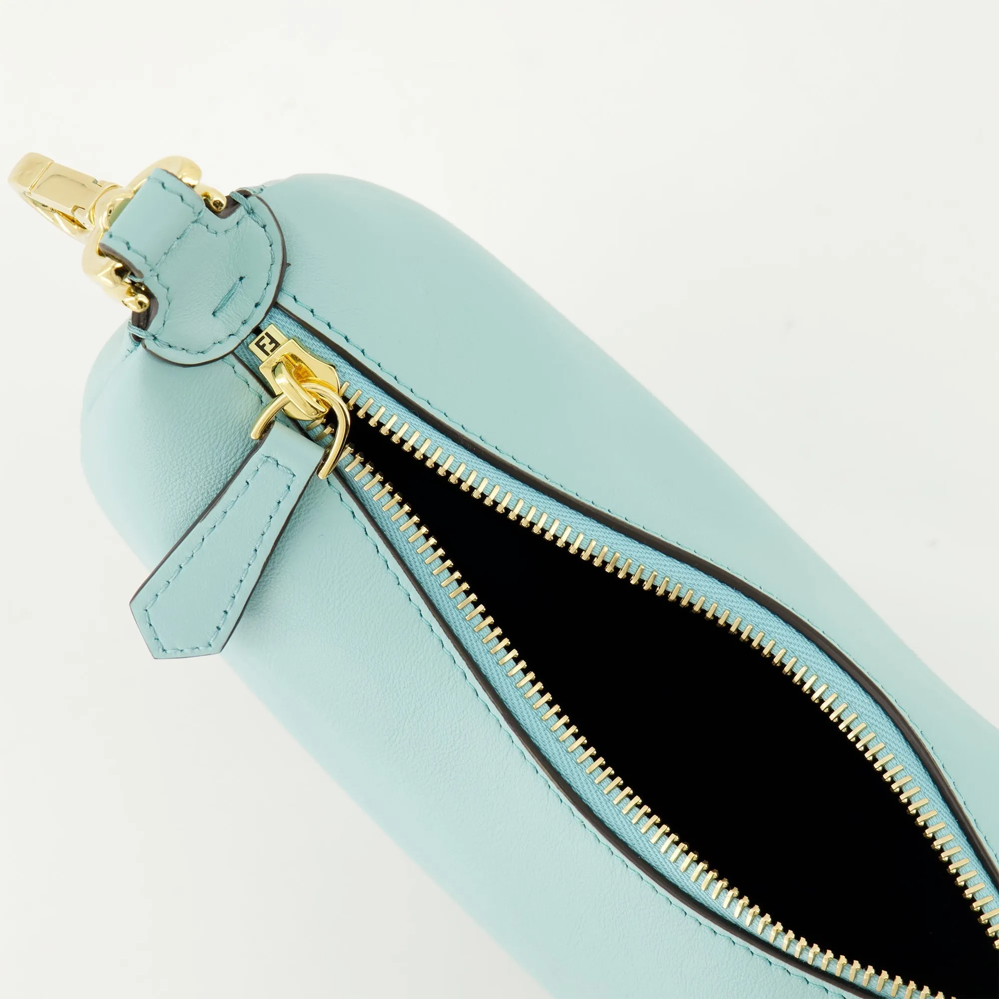 Blue Leather Mini Bag