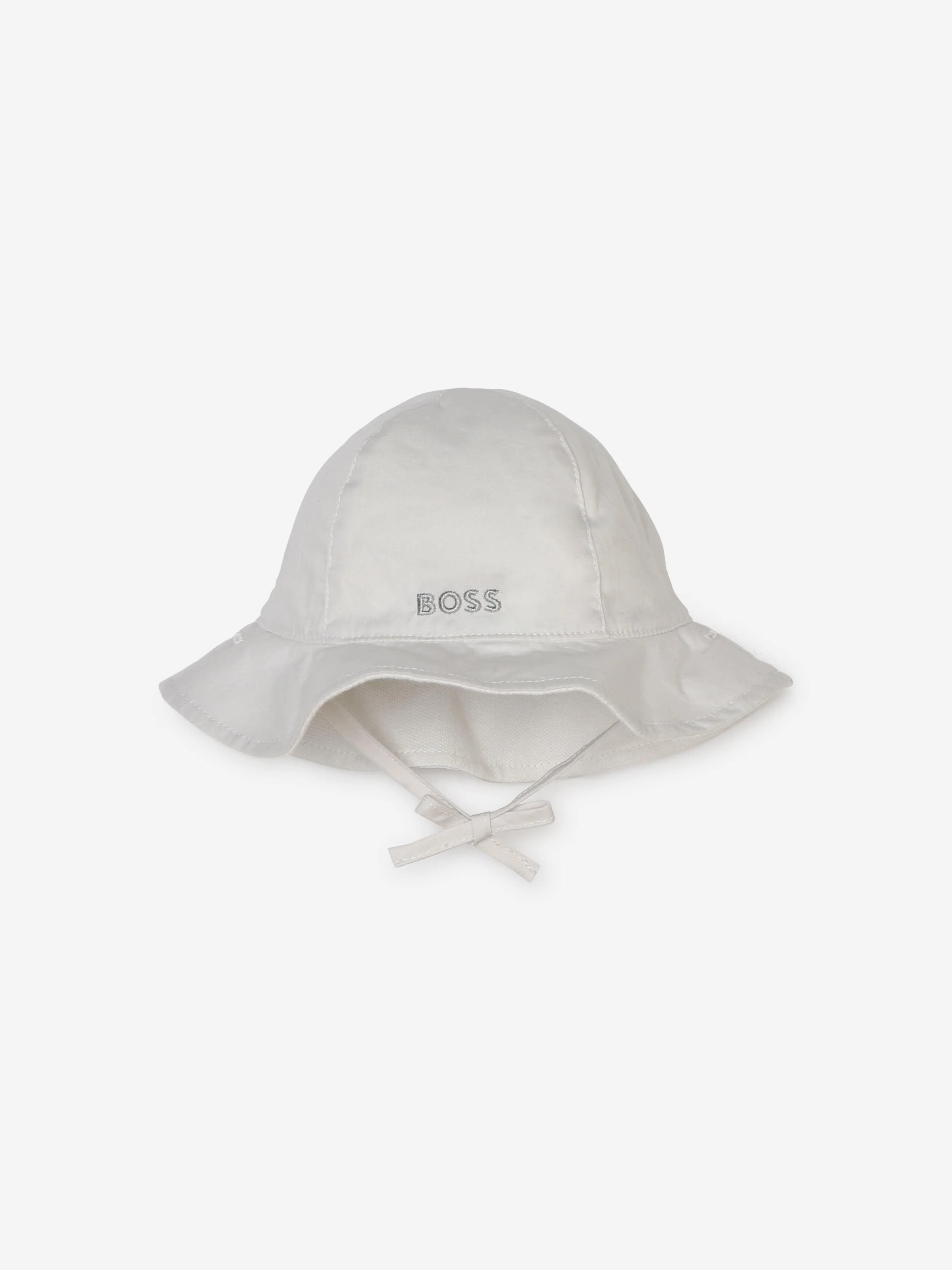 BOSS Baby Girls Reversible Hat in White