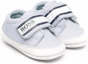 BOSS Kidswear touch-strap trainers Blue