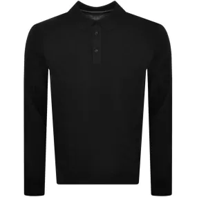 BOSS Padori Knit Polo Jumper Black