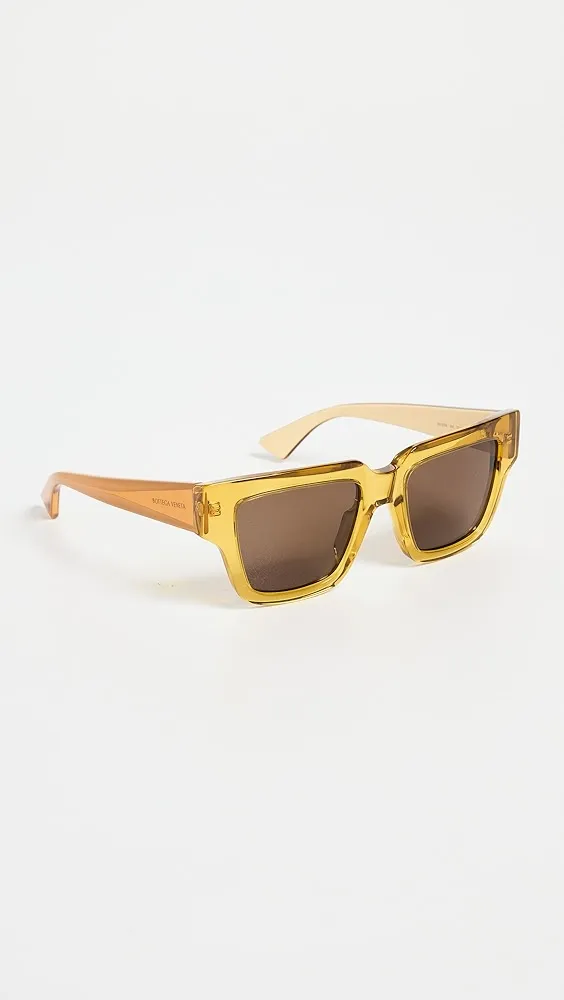 Bottega Veneta   Nude Triangle Sunglasses 