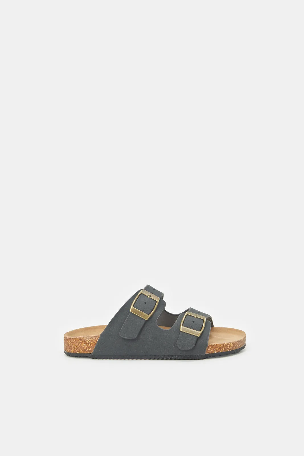 Boys Grey Cork Sandals