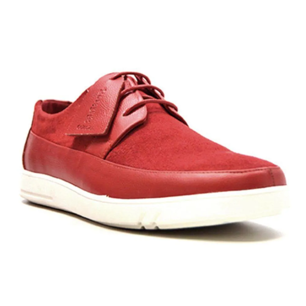 British Walkers Westminster Bally Style Men's Leather and Suede White Sole Low Top Sneakers