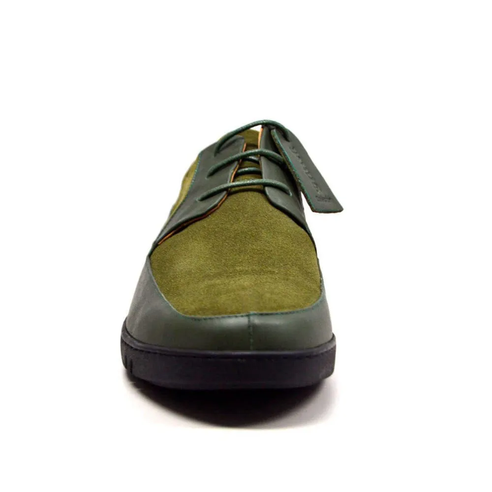 British Walkers Westminster Vintage Bally Style Men's Leather and Suede Low Top Sneakers