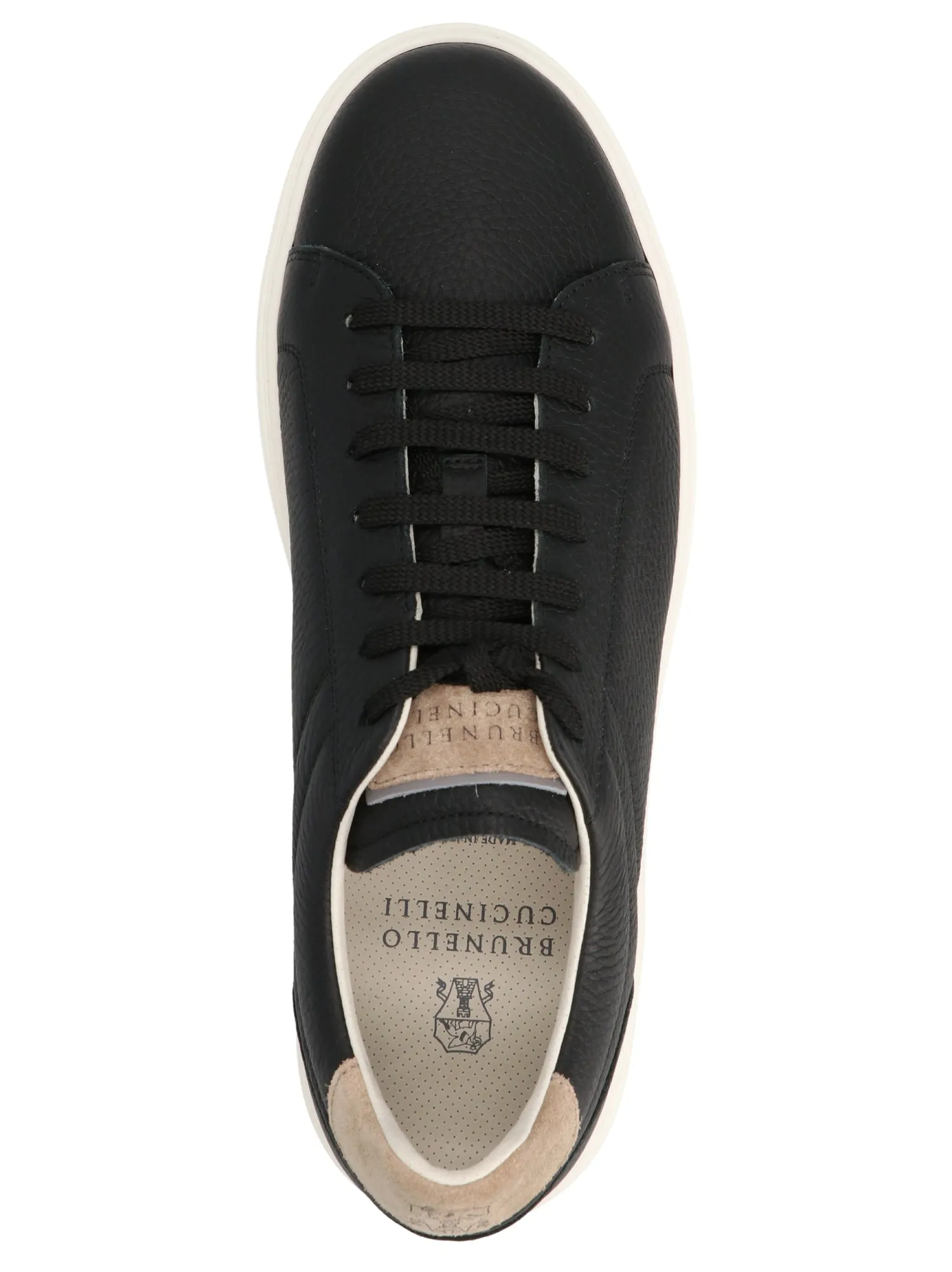 Brunello Cucinelli    Brunello Cucinelli Logo Leather Sneakers