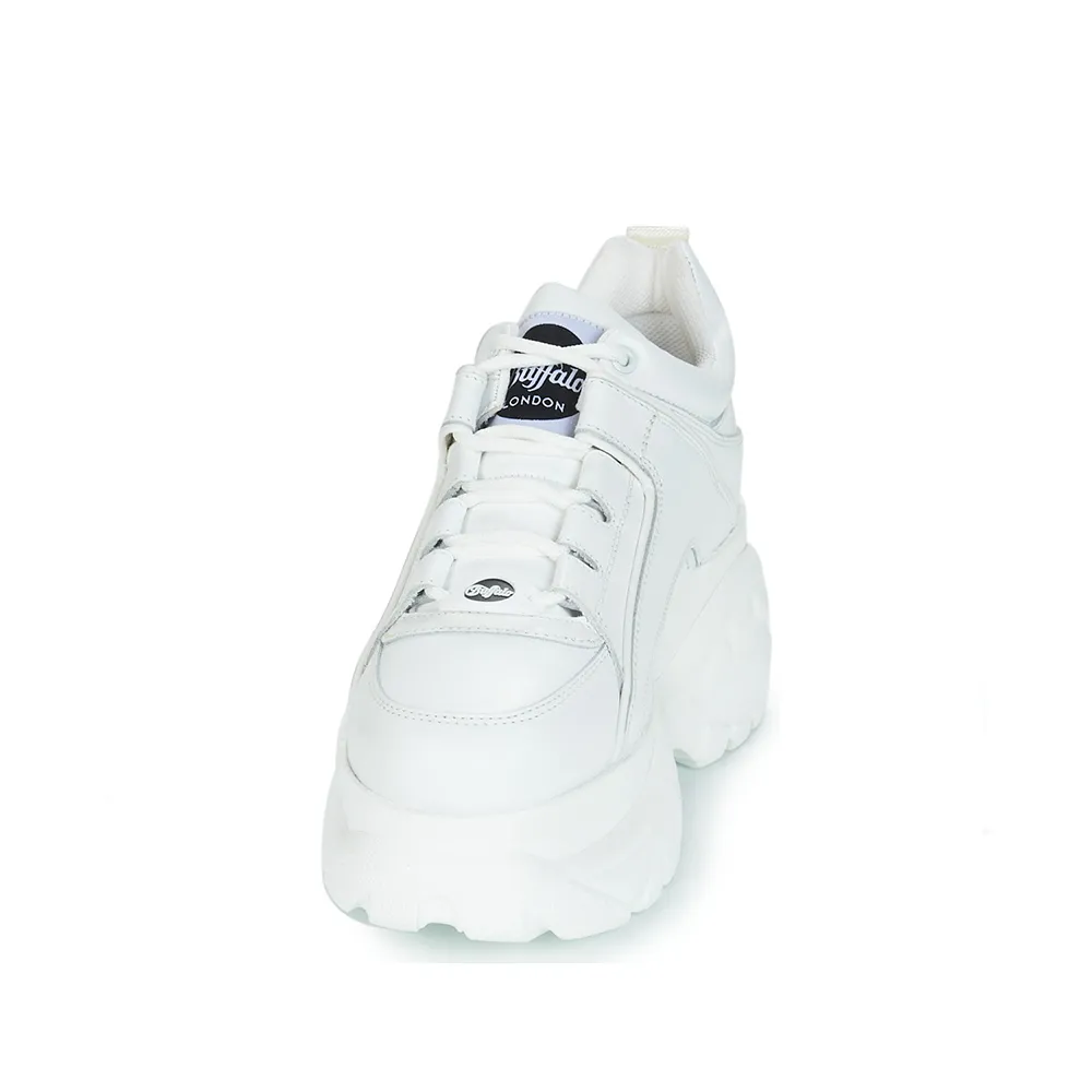 Buffalo London White leather Platform Sneakers 1339-14 2.0 Soft Blanco