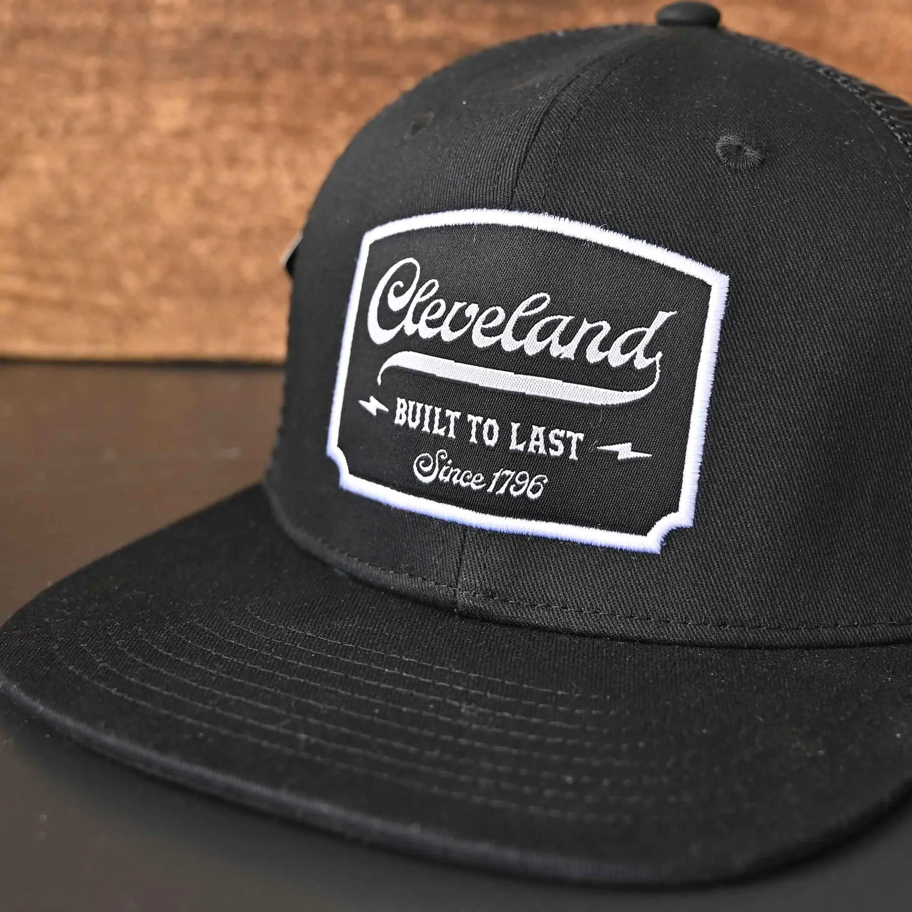 Built To Last Trucker Hat - Black-