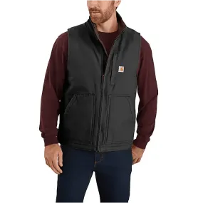 Carhartt Men's - Mock Neck Sherpa-lined Vest - Black