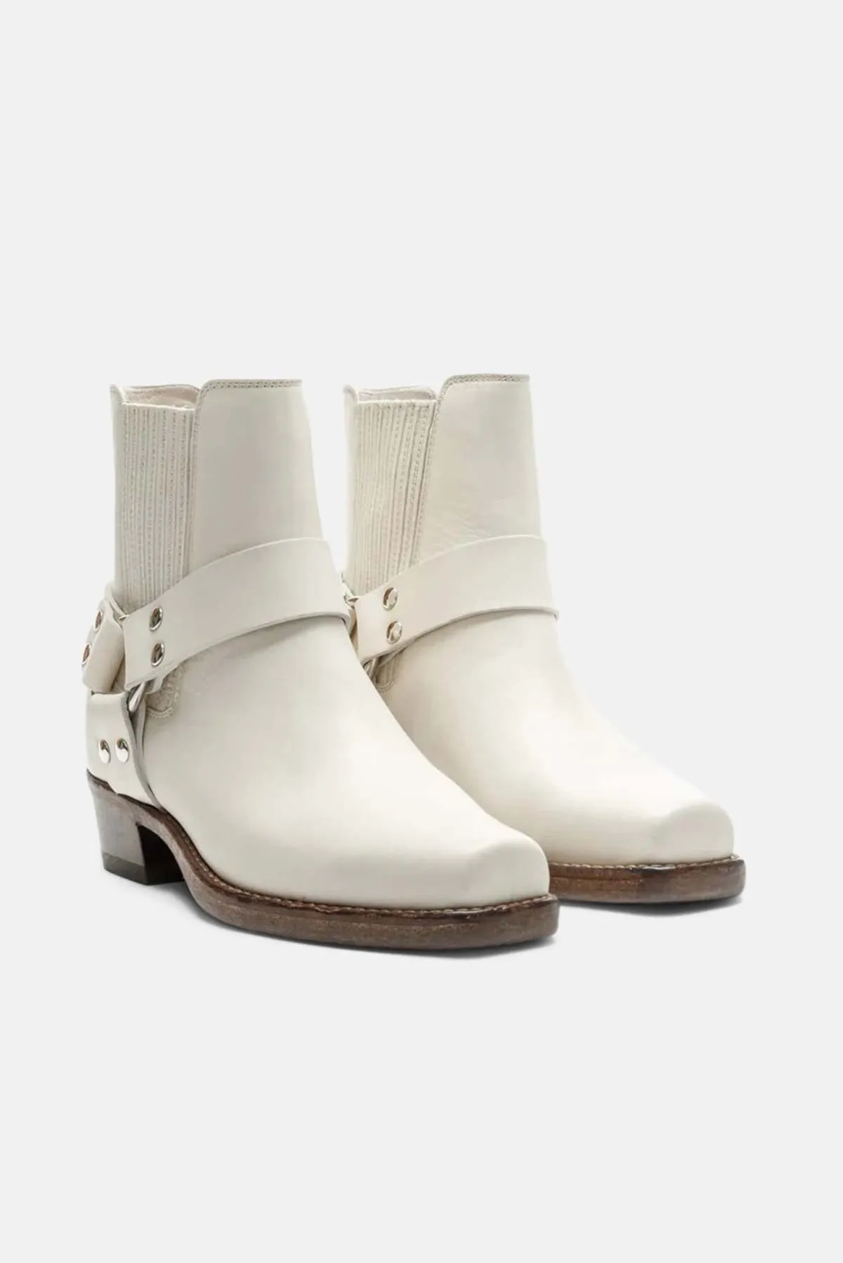 Cavalry Boot - Ivory Leather