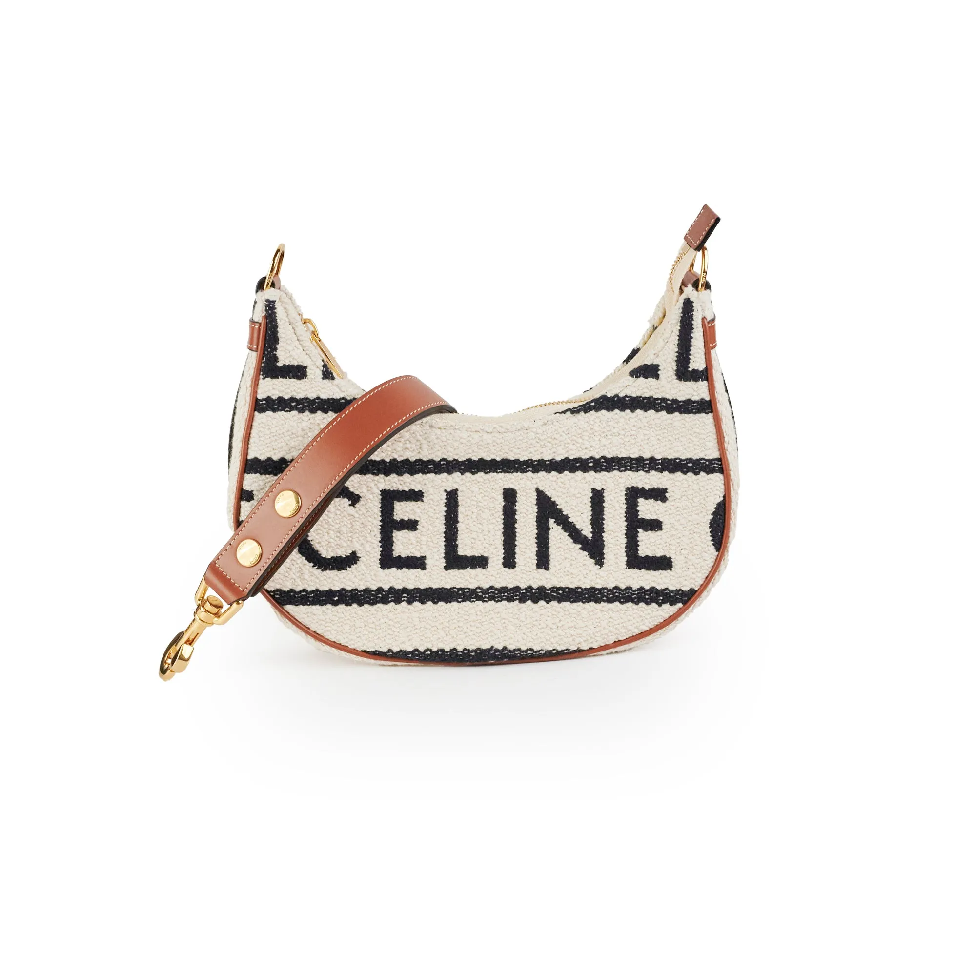 Celine Ava Shoulder Bag Brown/Cream Hold Donny Customer