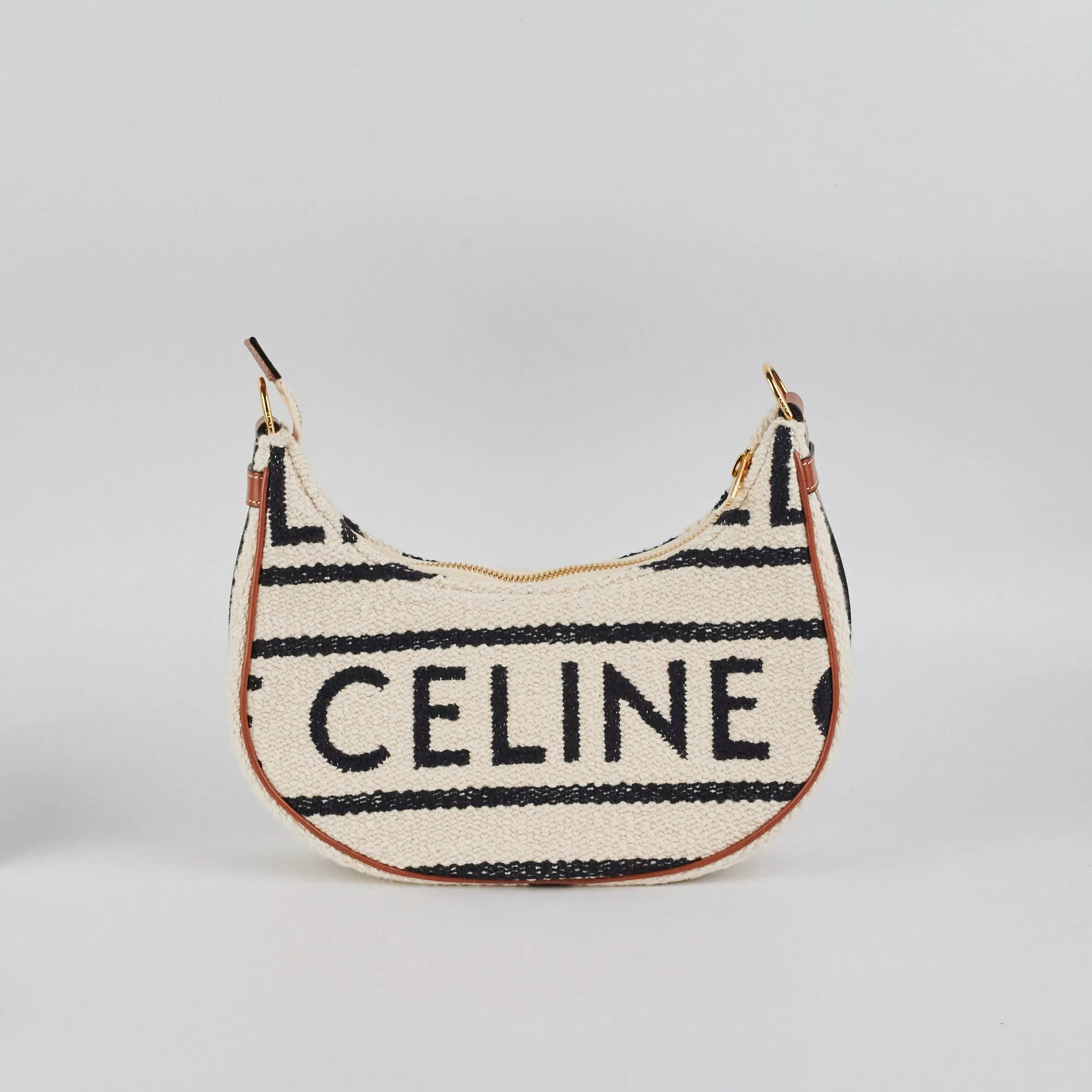 Celine Ava Shoulder Bag Brown/Cream Hold Donny Customer