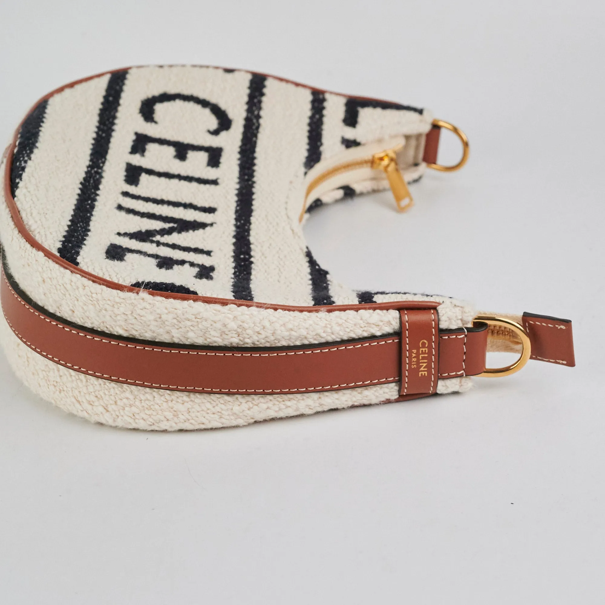 Celine Ava Shoulder Bag Brown/Cream Hold Donny Customer